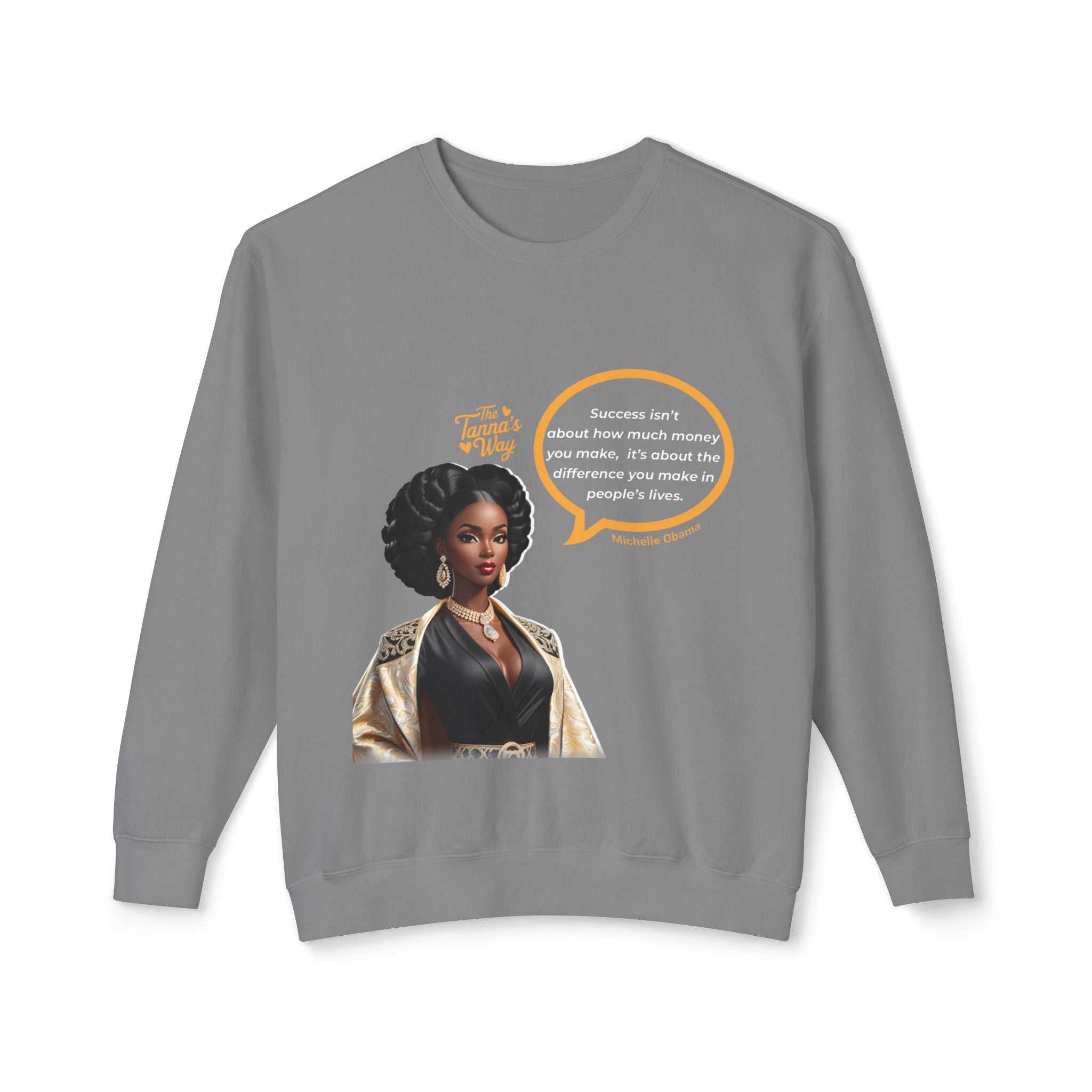 Michelle Obama | Unisex Lightweight Crewneck Sweatshirt